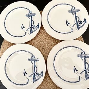 Four Royal Stafford Anchor Collection Salad plates